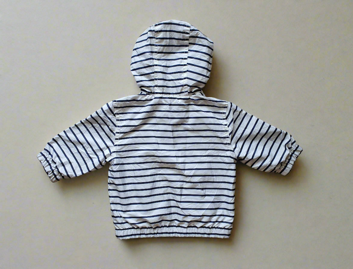 Gymboree Striped Hooded Jacket – 3 to 6 Months