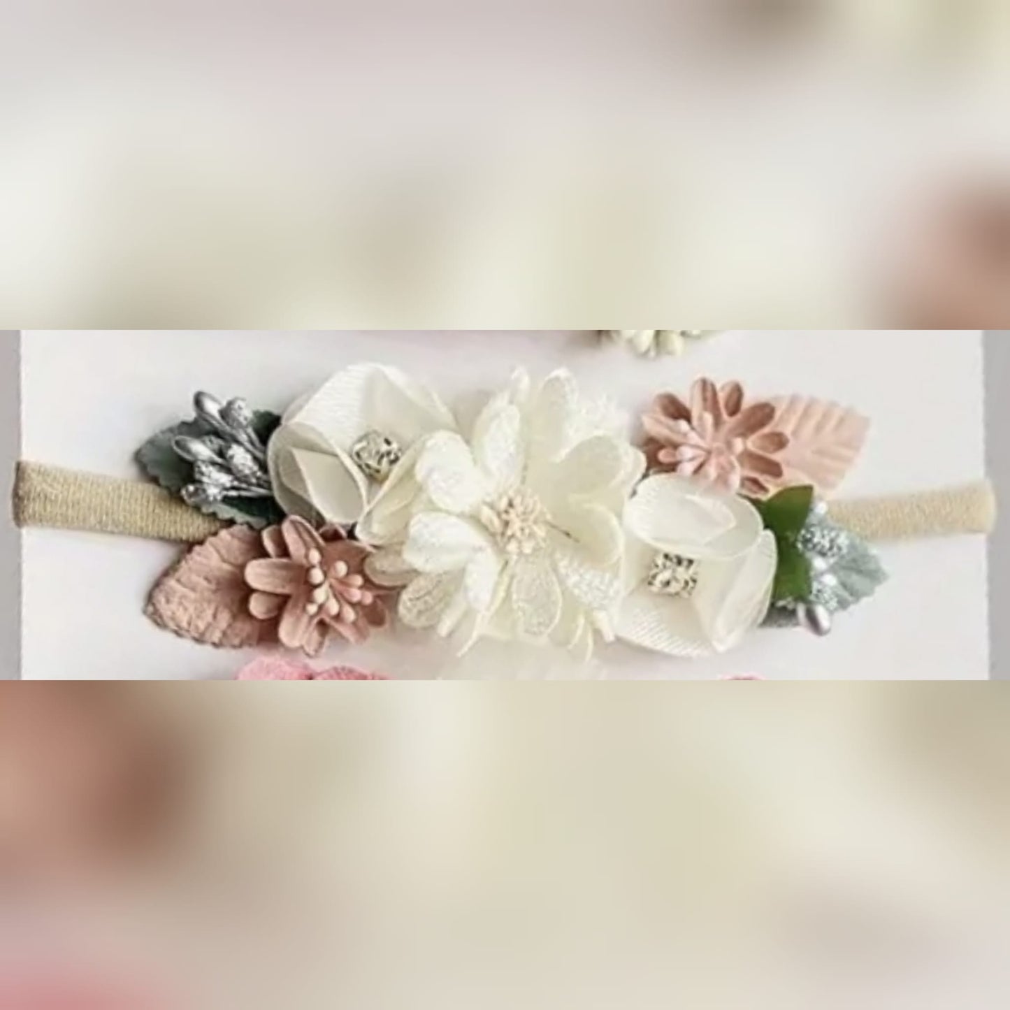 Floral Baby Headbands – Soft, Elegant & Handmade for Newborns & Toddlers
