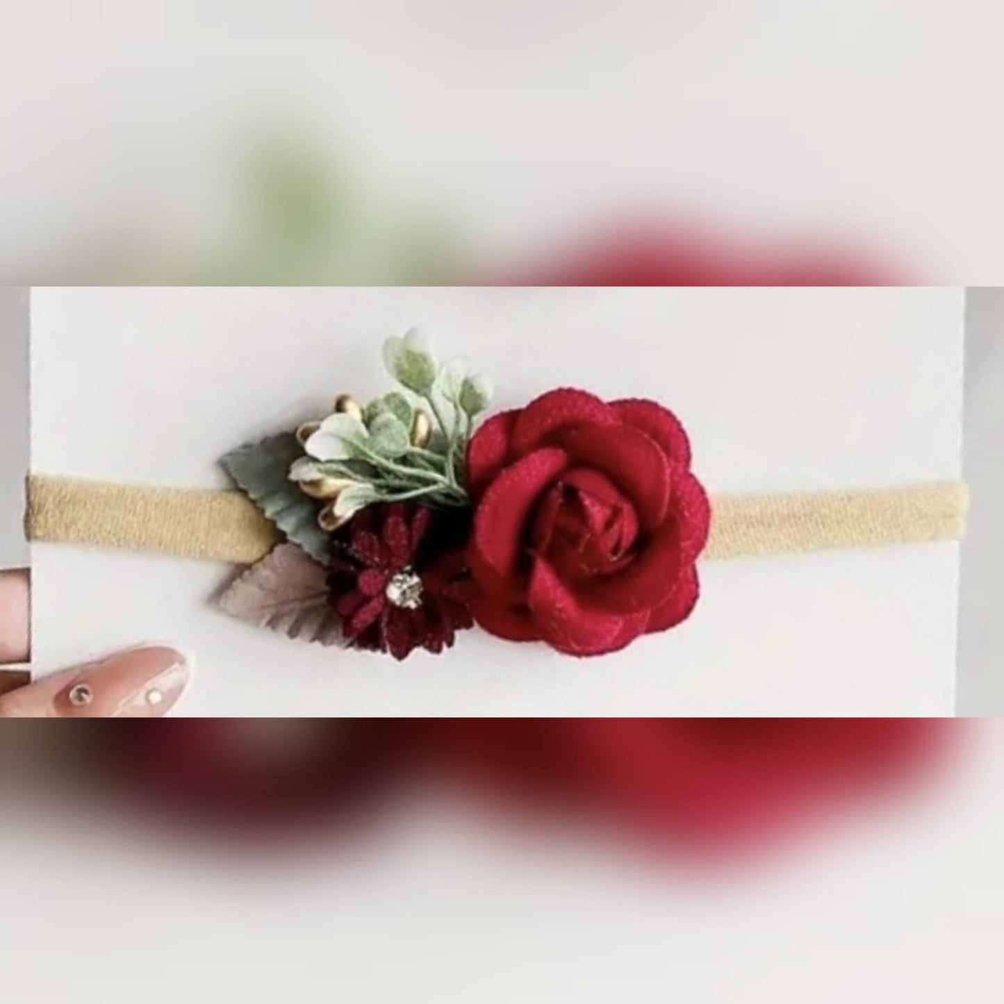 Floral Baby Headbands – Soft, Elegant & Handmade for Newborns & Toddlers