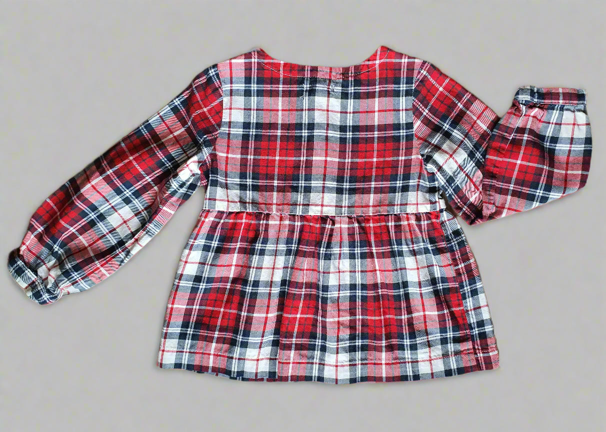 Baby Gap Toddler Blouse – 4 Years - Red Plaid