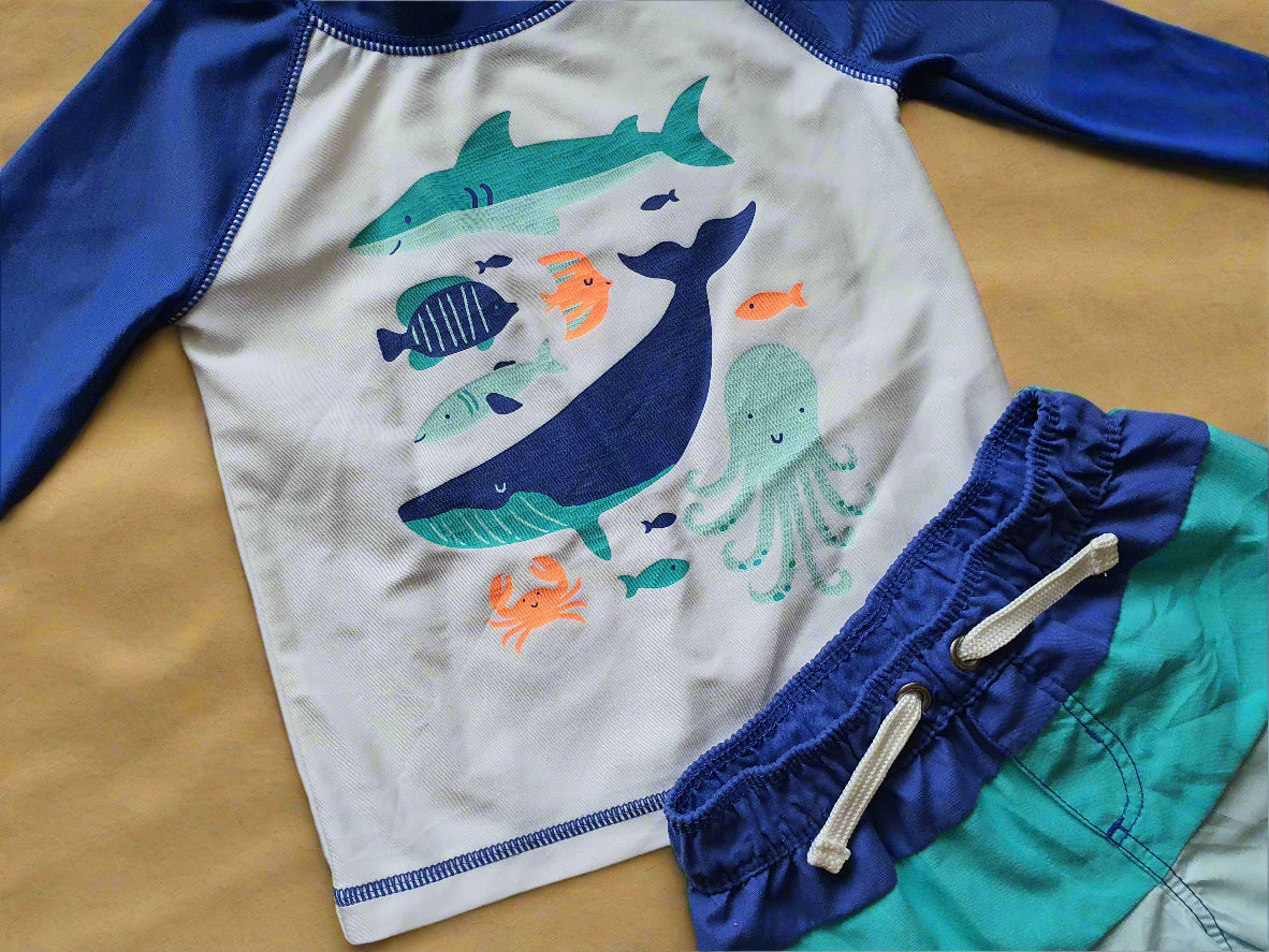Ocean Adventure Boys' 2-Piece Carter's Swim Set - 6 Months