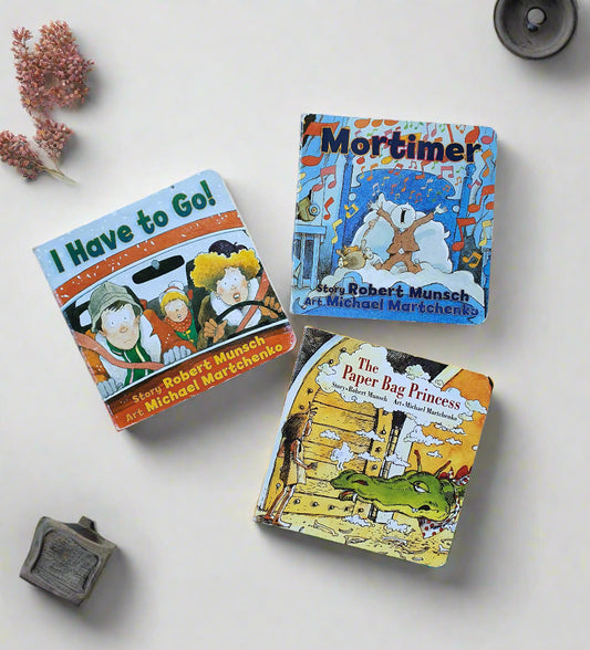 Robert Munsch Board Book Set – 3 Classic Children's Stories
