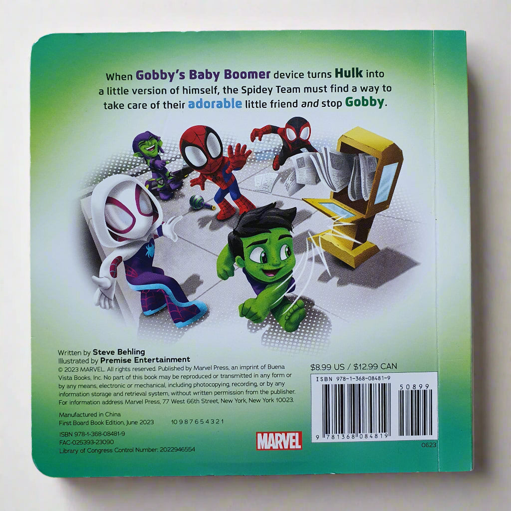 Marvel Spidey and His Amazing Friends Board Book – A Little Hulk Trouble
