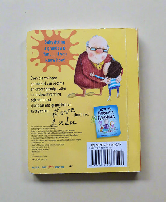 How to Babysit a Grandpa – Board Book