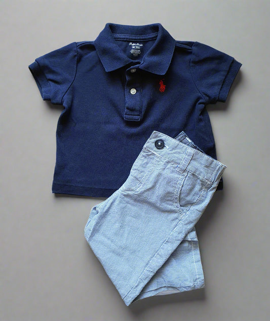 Ralph Lauren & Koala Kids Outfit Set – 3-6 Months