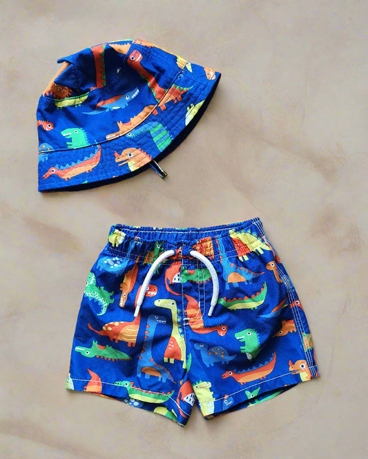 GYMBOREE DinoSplash Kids’ Swimwear - (0-6 MONTHS)