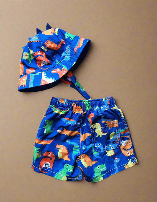 GYMBOREE DinoSplash Kids’ Swimwear - (0-6 MONTHS)