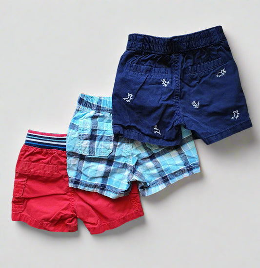Gymboree Baby Boys’ Shorts Set – 3-Pack (3-6 Months)