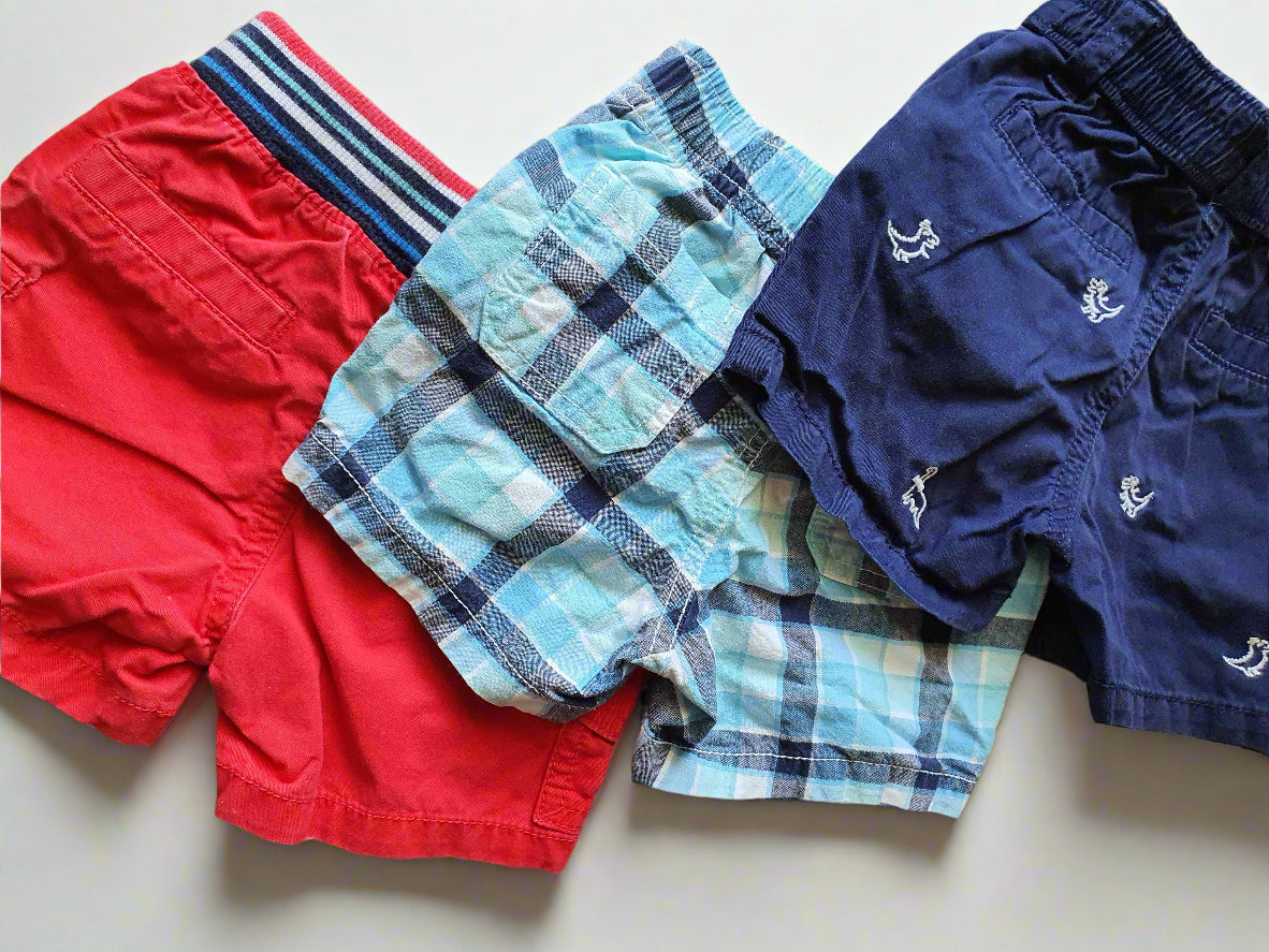 Gymboree Baby Boys’ Shorts Set – 3-Pack (3-6 Months)