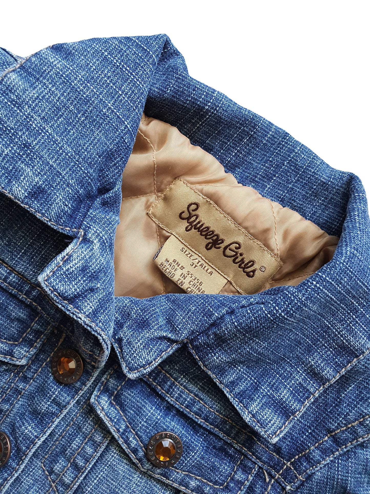 Squeeze Girls - Quilted Denim Jacket – 3 Years