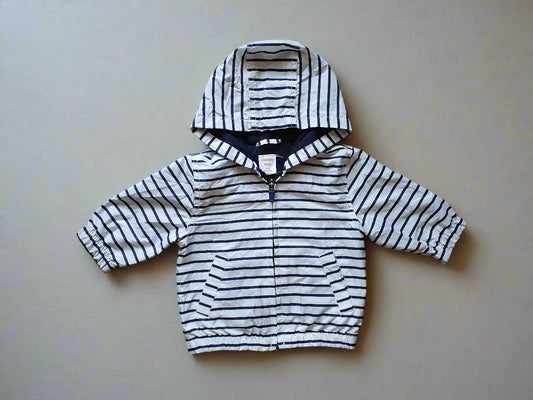 Gymboree Striped Hooded Jacket – 3 to 6 Months