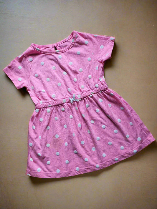 Carter’s Pink Polka Dot Dress – 2 Years