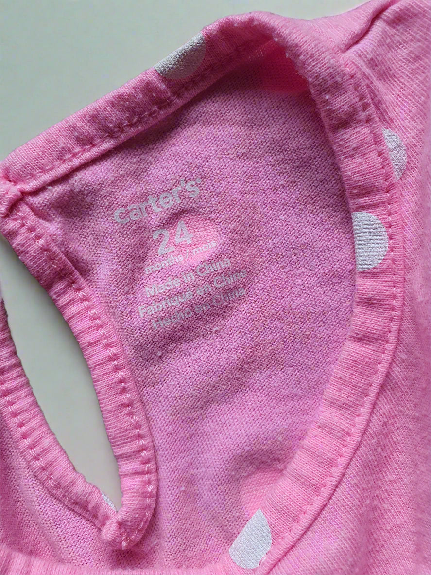 Carter’s Pink Polka Dot Dress – 2 Years