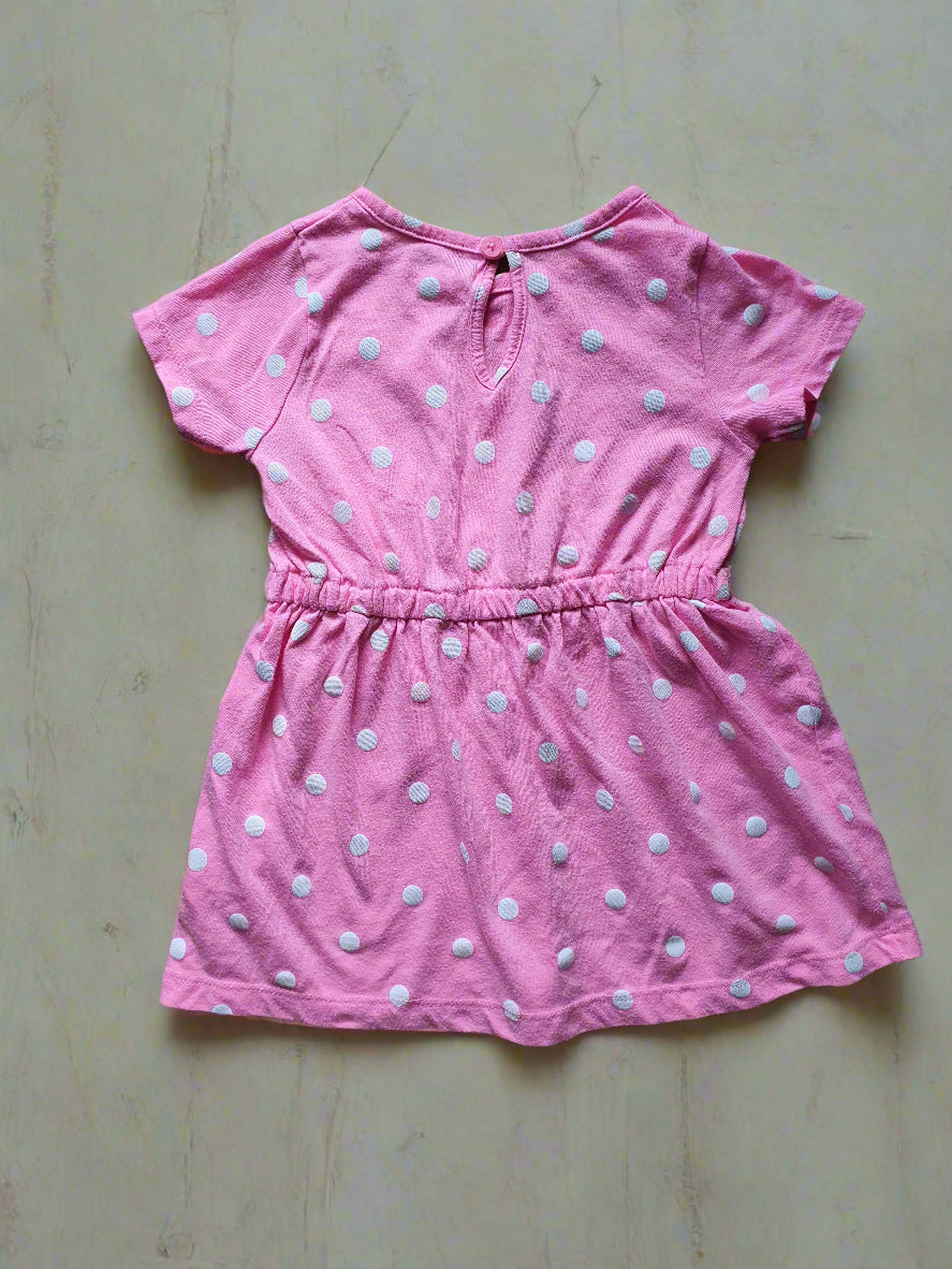Carter’s Pink Polka Dot Dress – 2 Years