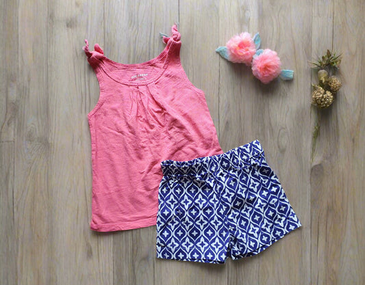 Joe Fresh Sleeveless Top & Pekkle Shorts Set - 2 Years