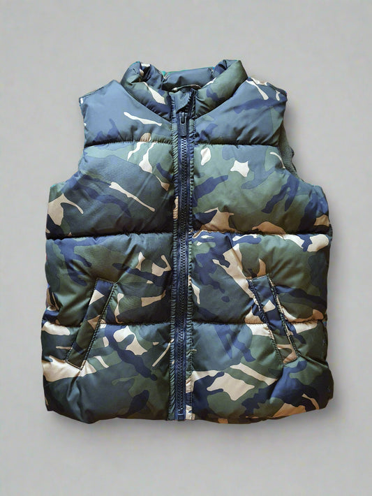 Old Navy Camo Puffer Vest for Boys - 5T(Toddler)