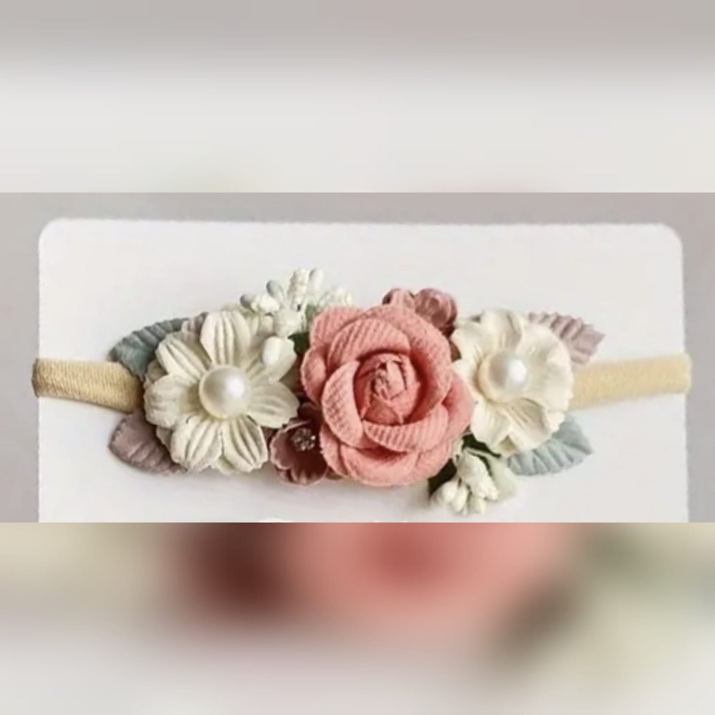 Floral Baby Headbands – Soft, Elegant & Handmade for Newborns & Toddlers