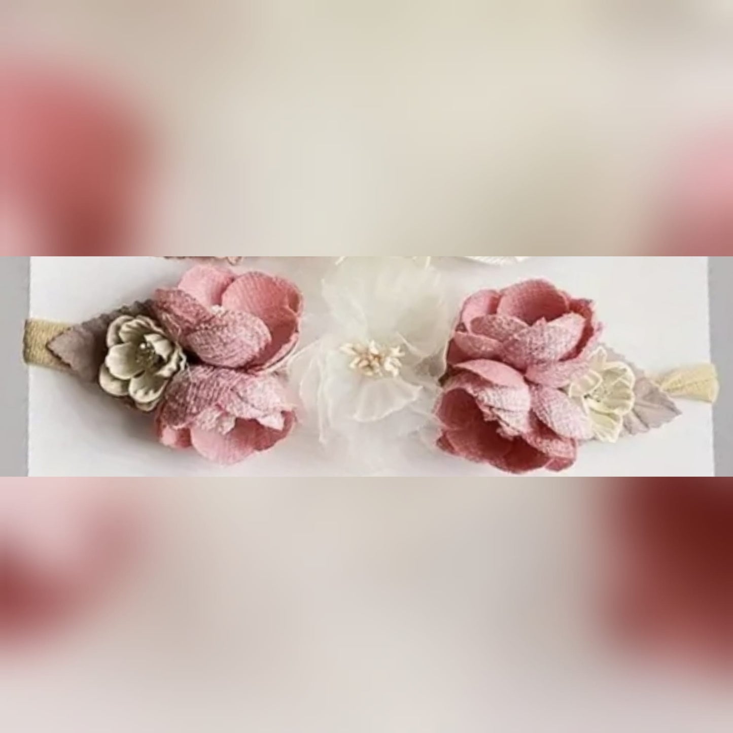Floral Baby Headbands – Soft, Elegant & Handmade for Newborns & Toddlers