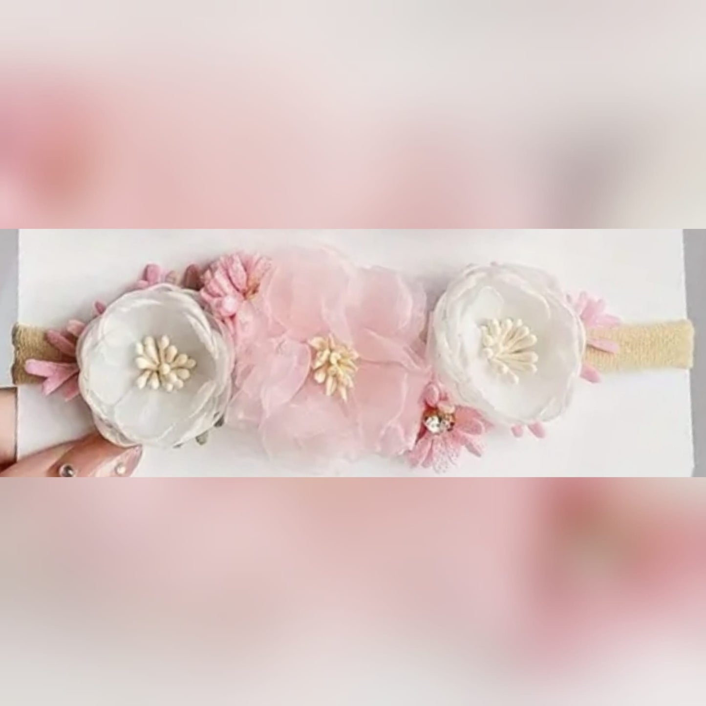 Floral Baby Headbands – Soft, Elegant & Handmade for Newborns & Toddlers